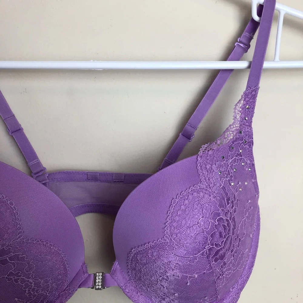 La Senza Size 32D Purple Padded Bra - Picture 3 of 8